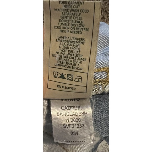 7 For All Mankind Toddler Girls Blue Denim Braid Shortalls Overalls, Size 2T - Picture 6 of 8